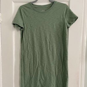 Universal Thread T-shirt Dress, Small Green